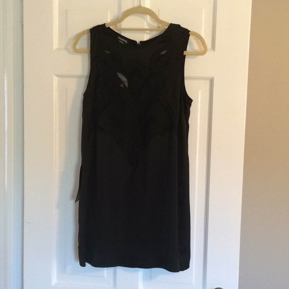 bebe Embroidered Shift Dress